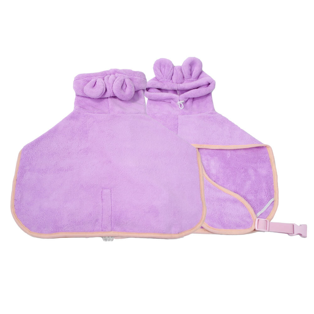 Pumpkin Soft Absorbent Dog Bathrobe Towel