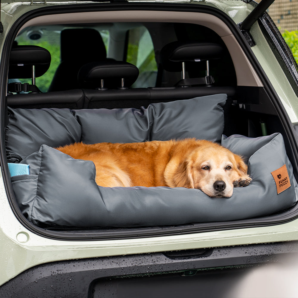 Travel Bolster Safety Medium Large Dog Car Back Seat Beds