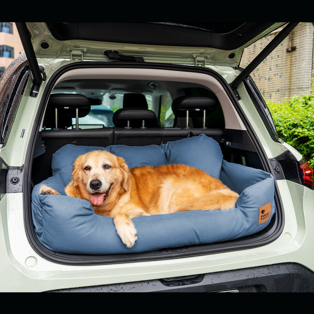 Travel Bolster Safety Medium Large Dog Car Back Seat Beds