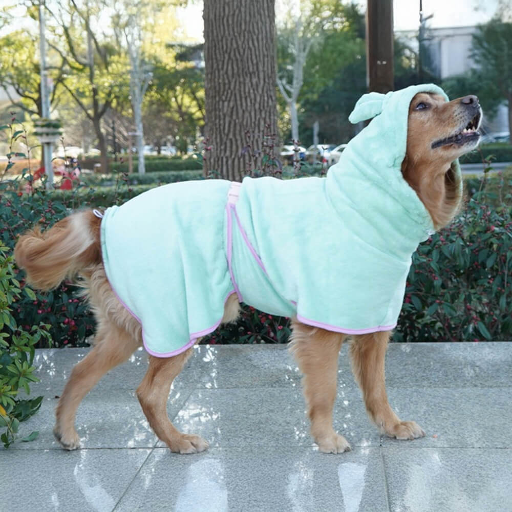 Pumpkin Soft Absorbent Dog Bathrobe Towel