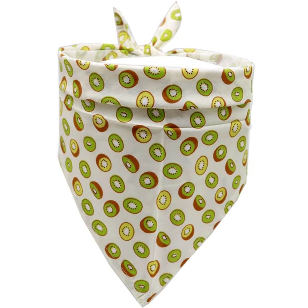 Pet cat and dog accessories fruit style multiple optional triangle bandana bib