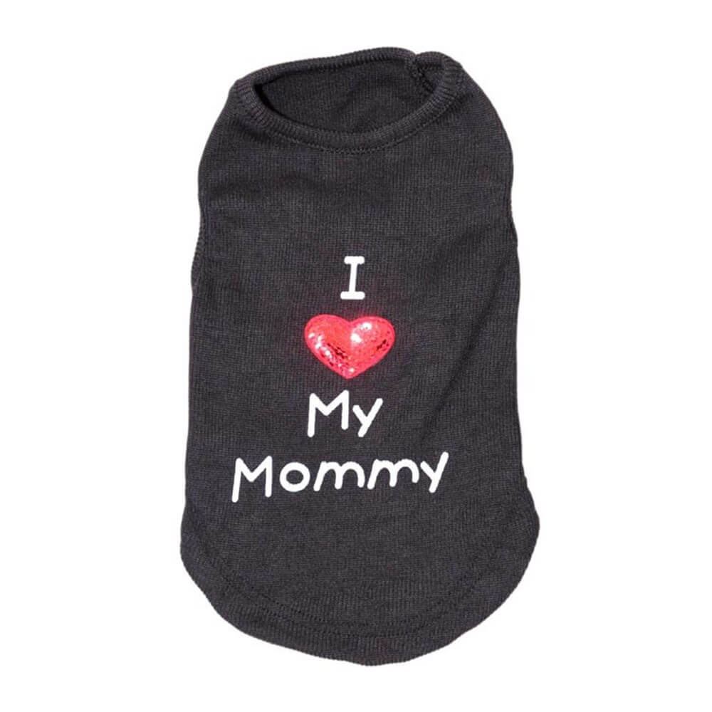 I Love My Mommy Prints Thread Designs Pet Clothes