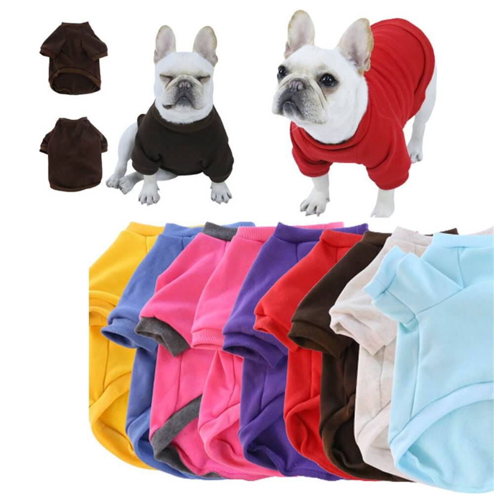 Basic Solid Color Dog Shirt – Comfortable and Classic Everyday Wear