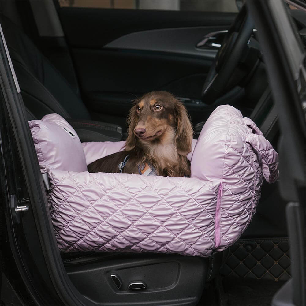 Cloud Luxury Quilted Dog Car Seat Booster Bed