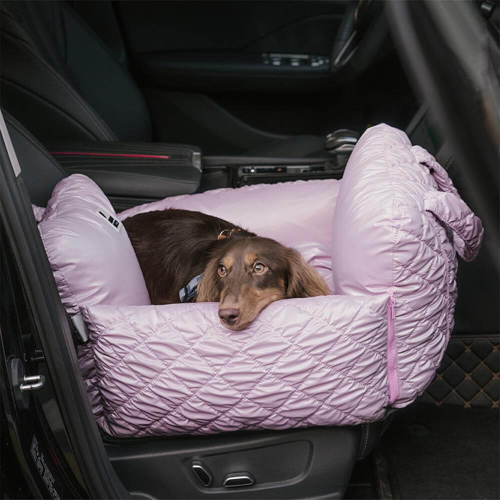 Cloud Luxury Quilted Dog Car Seat Booster Bed