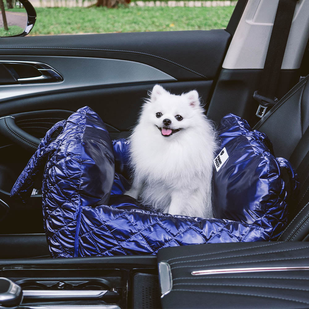 Cloud Luxury Quilted Dog Car Seat Booster Bed