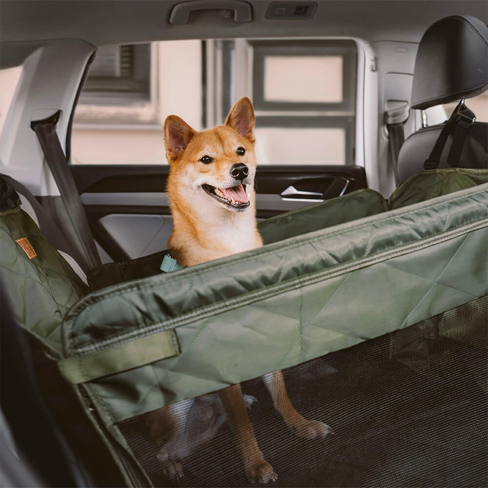 Extra Stable Travel Waterproof Dog Car Back Seat Extender