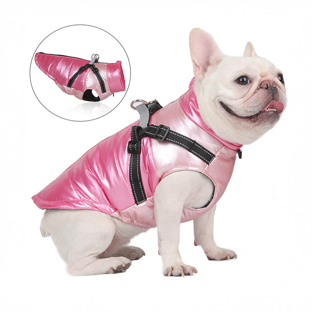 Chic Reflective Waterproof Safety Adjustable Fit Warm Dog Jacket