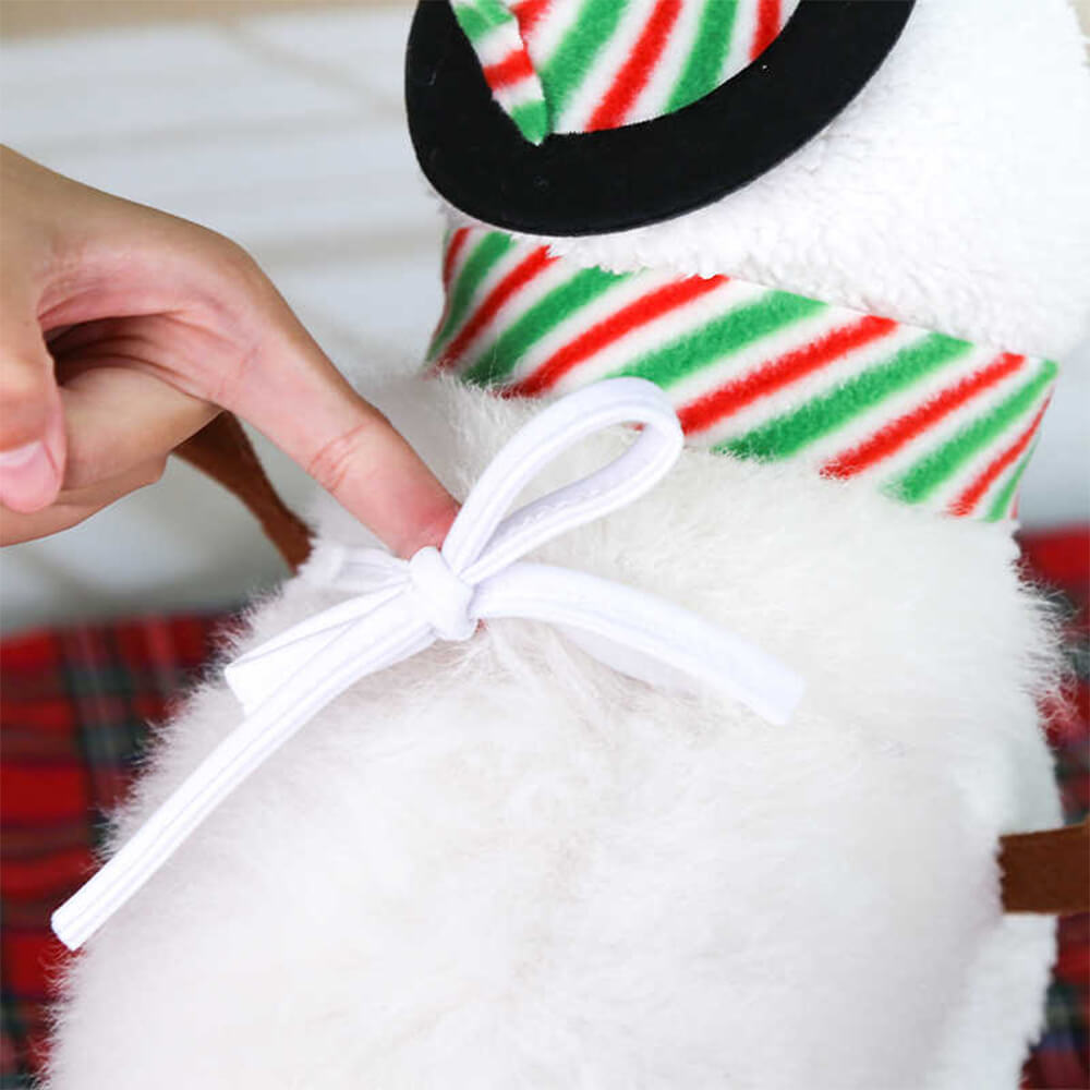 Christmas Walking Snowman Outfit Cosplay Dog & Cat Costume