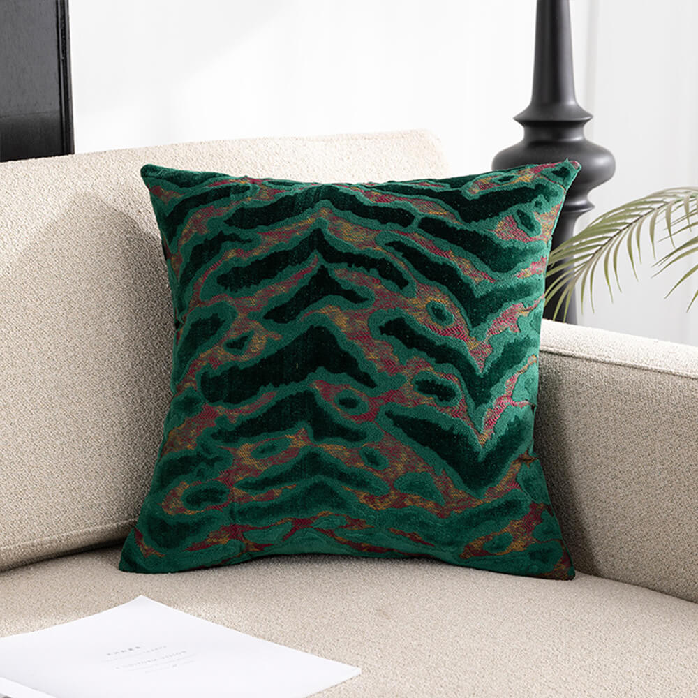 Luxury Jacquard Cut Velvet Home Sofa Pillow