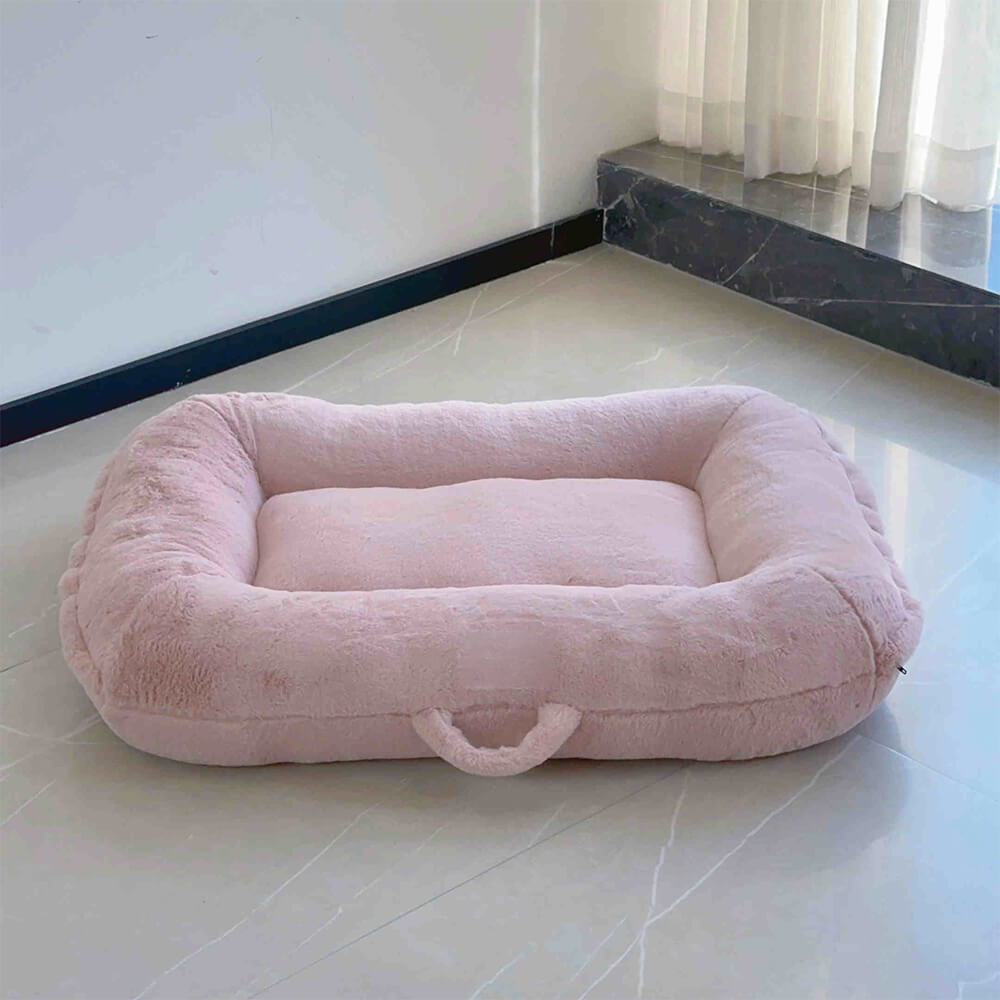 Skin-Friendly Warm Fully Support Washable Large Dog & Cat Sleeping Mat Bed