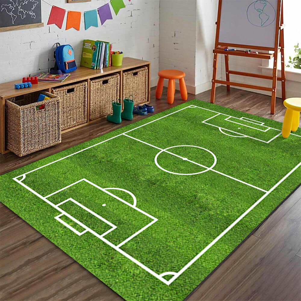 Sports Series Anti-Slip Scratch-Resistant Home Decor Rug