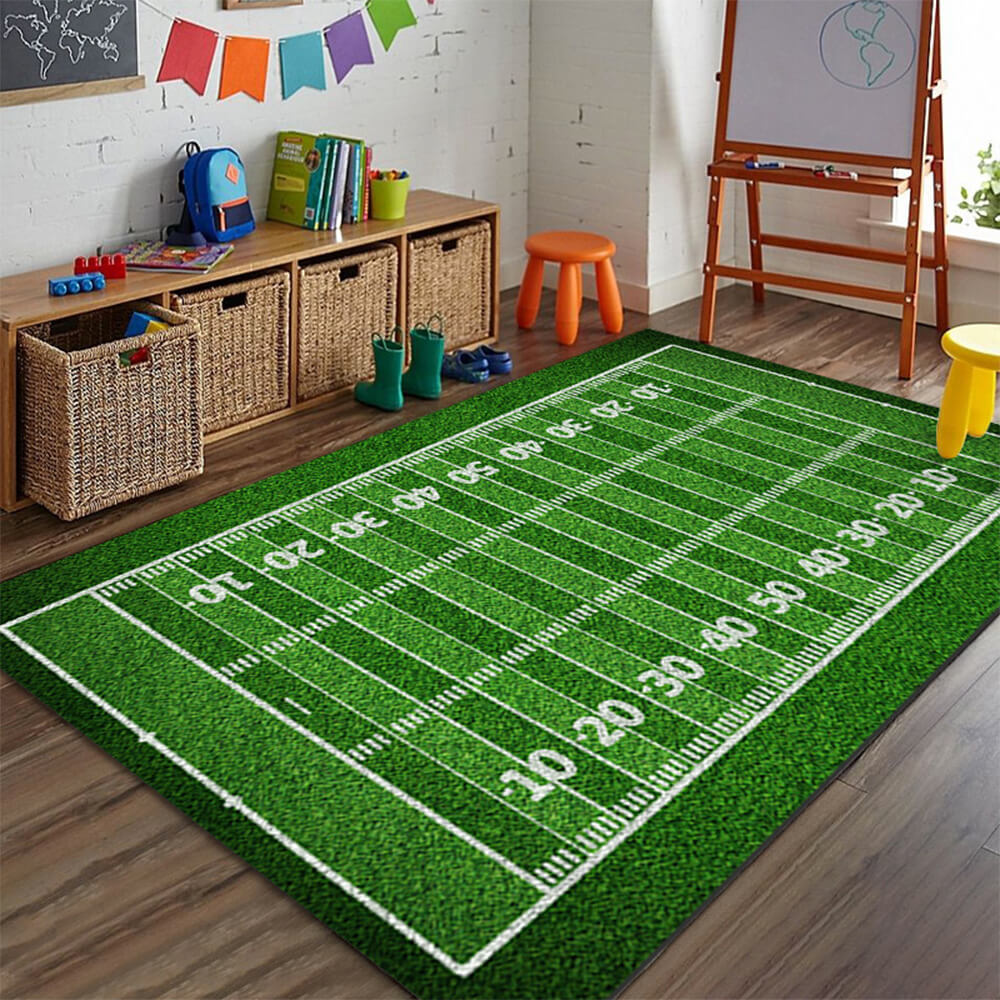 Sports Series Anti-Slip Scratch-Resistant Home Decor Rug