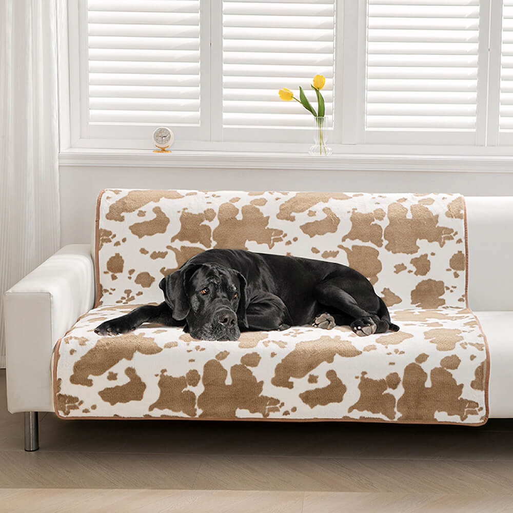 Fashion Cow Pattern Cozy Pet Mat