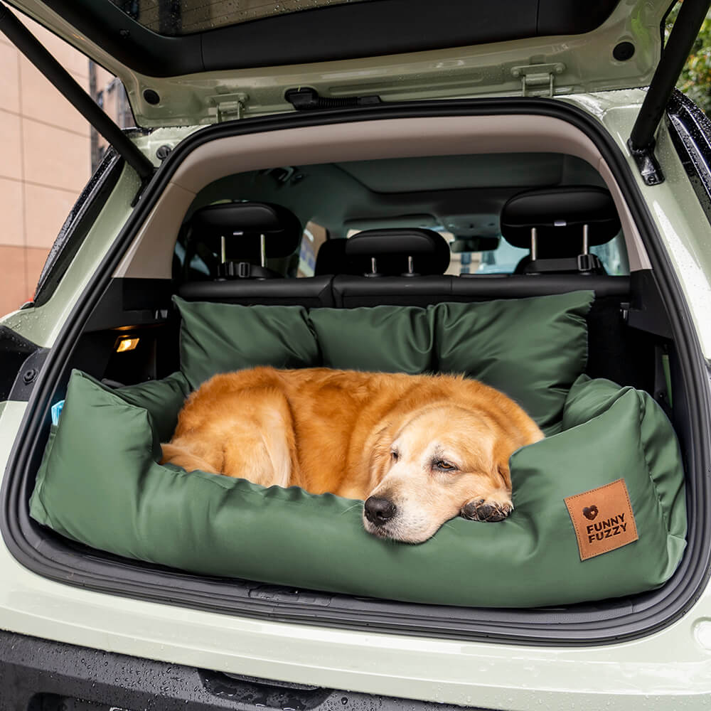 Travel Bolster Safety Medium Large Dog Car Back Seat Beds