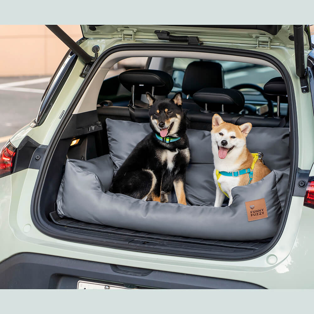 Travel Bolster Safety Medium Large Dog Car Back Seat Beds