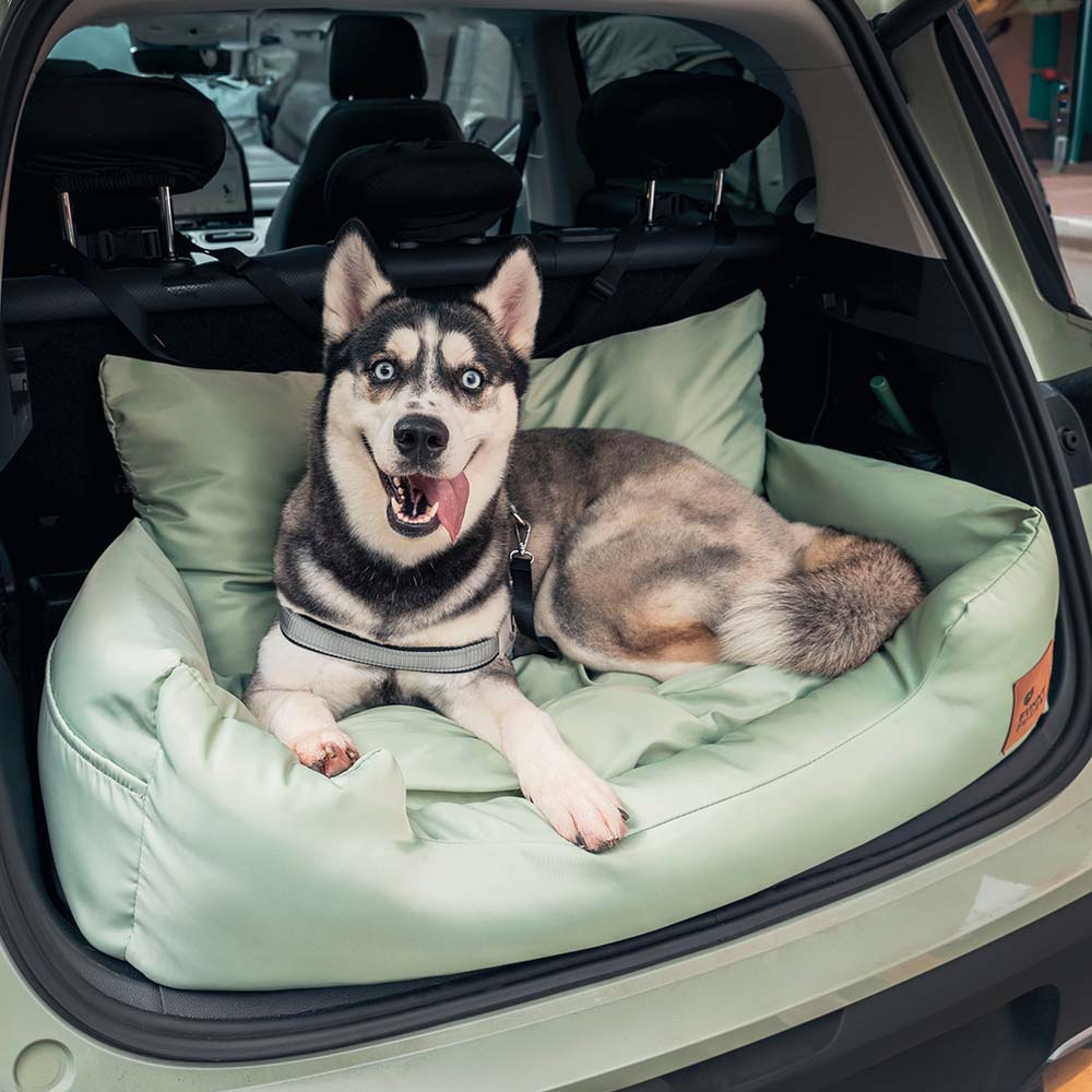 Travel Bolster Safety Waterproof Medium Large Dog Car Back Seat Bed