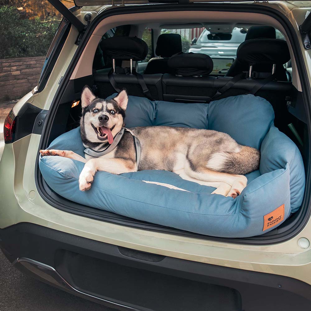 Travel Bolster Safety Medium Large Dog Car Back Seat Beds