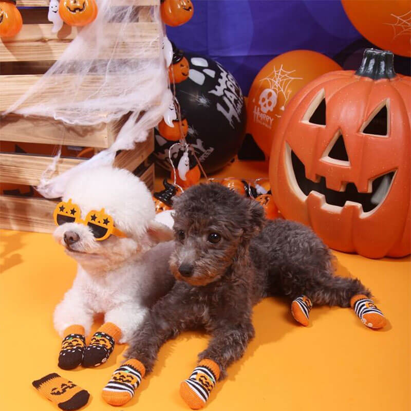 Halloween Decoration Fashion Pumpkin Dog Goggles