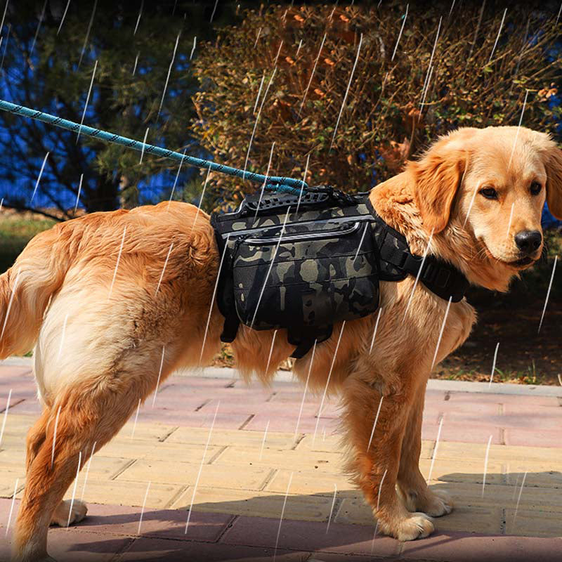 Harnais tactique pour chiens de grande taille en auto-emballage