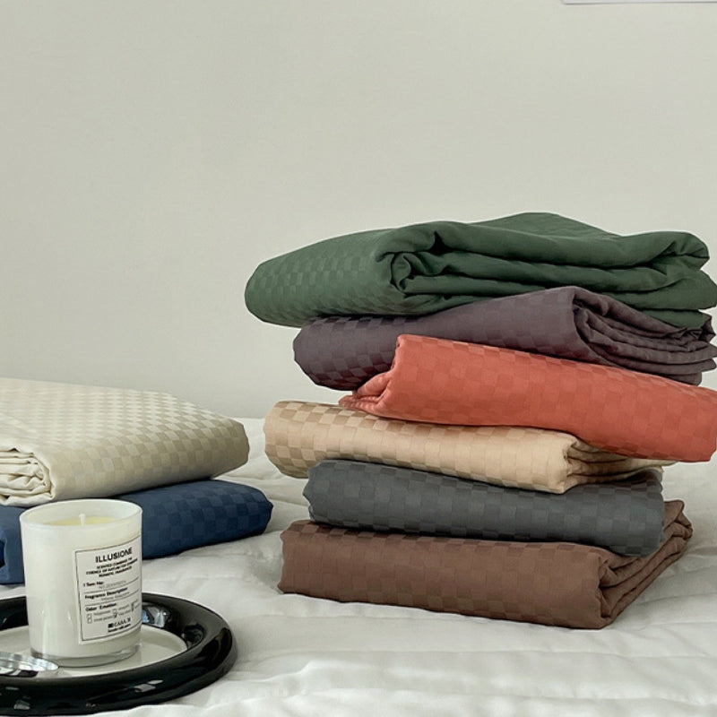 Full Wrap Cozy Cotton Skin-friendly Fitted Sheet Set