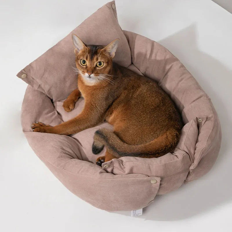 Multifunctional Pet Mat Soft Suede Cat & Dog Bed