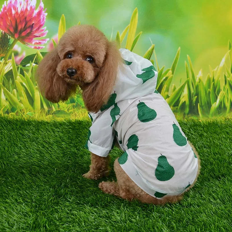 Pet Sun Protection Clothes Dog Hooded Shirt