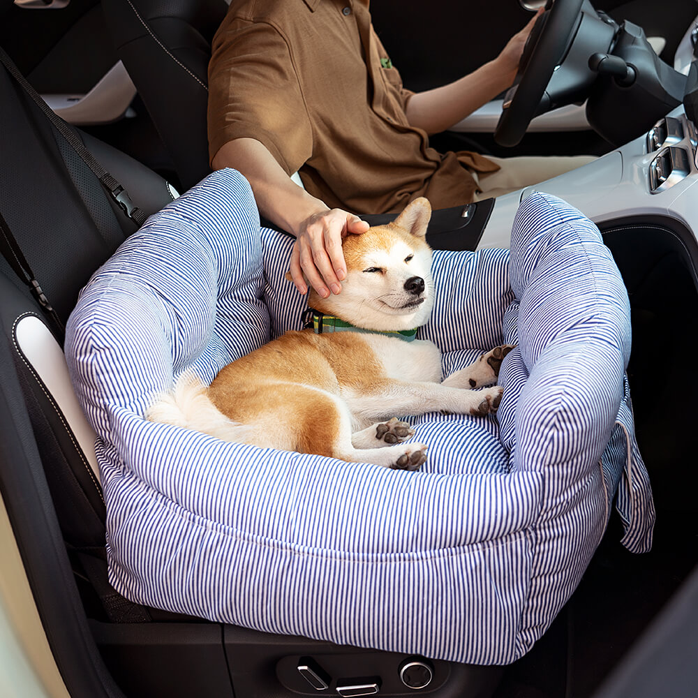 Travel Safety Puppy Dog Car Seat Bed - First Class