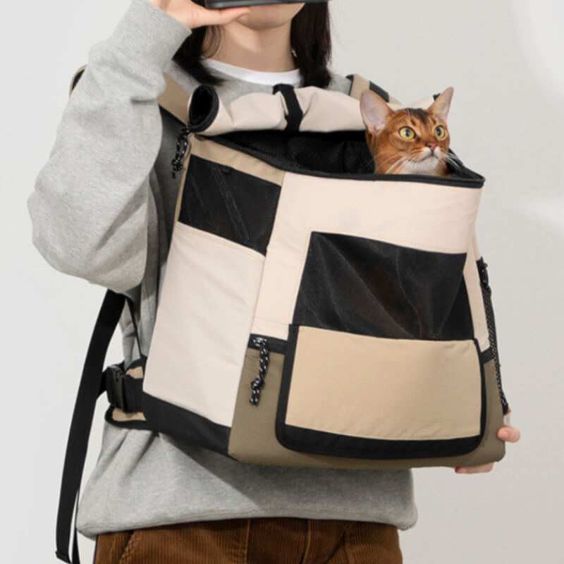 Portable Outdoor Pet Travel Bag Waterproof Cat Backpack