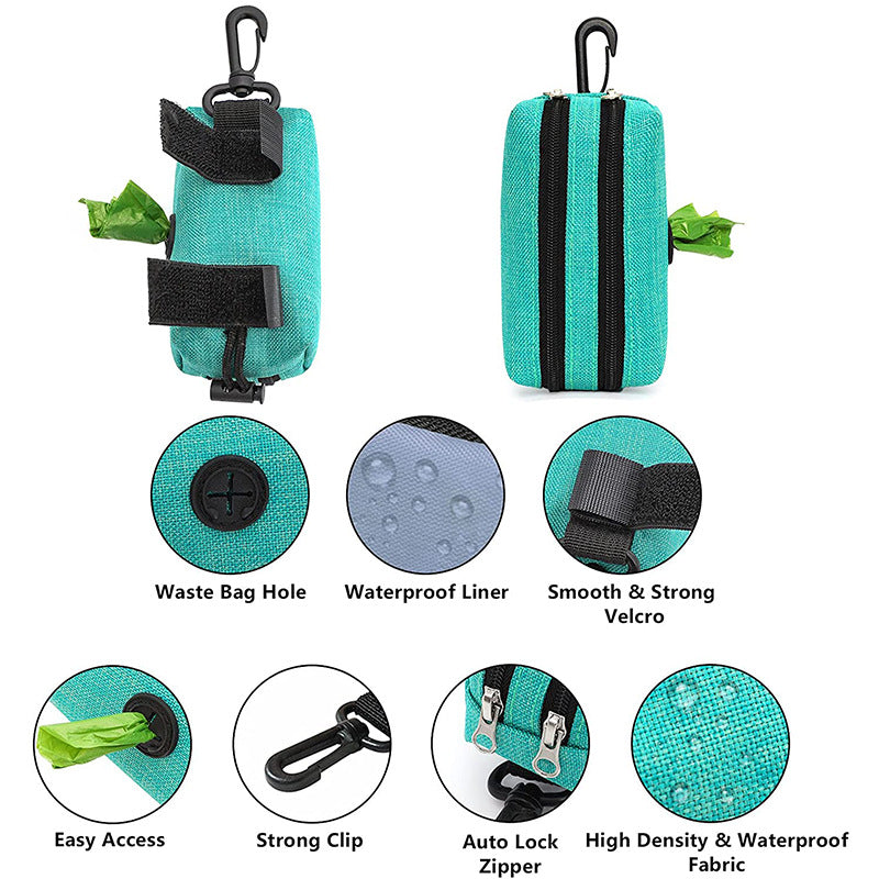 Portable Waterproof Dog Poop Bag Dispenser