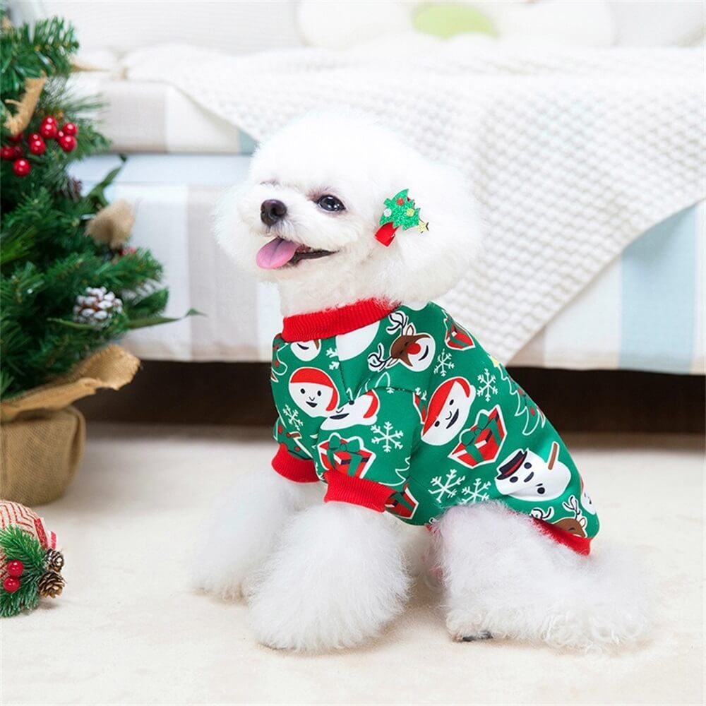 Christmas Snowman Dog Shirt – Festive and Fun for the Holidays