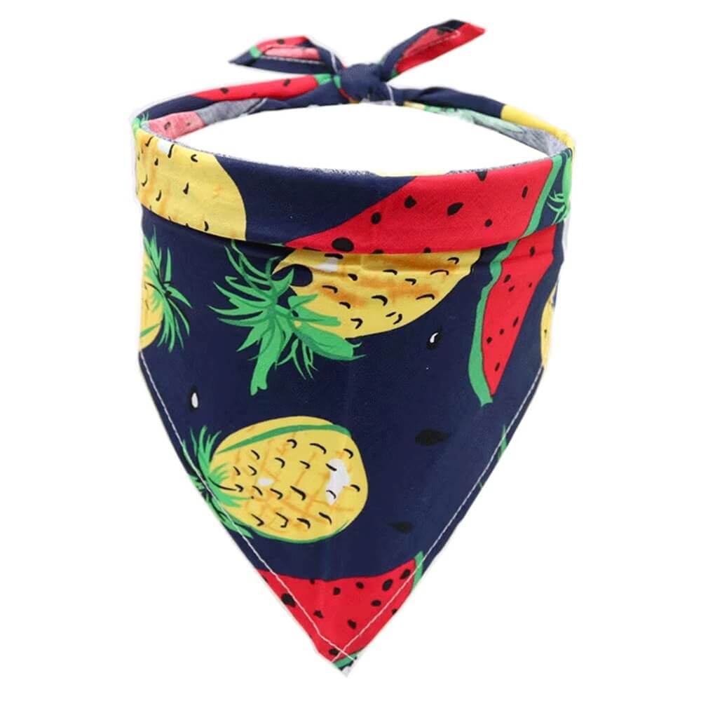 Pet cat and dog accessories fruit style multiple optional triangle bandana bib