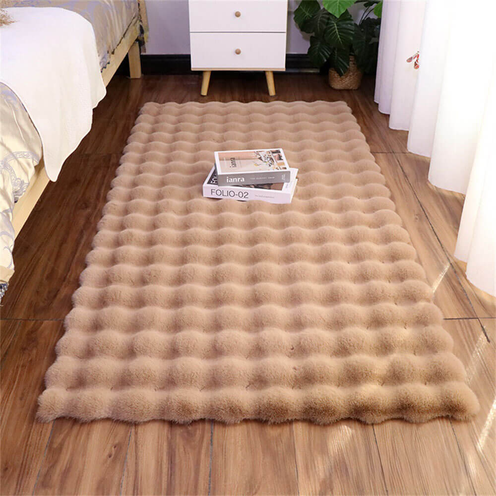 Ultra-Soft Plush Pet-Friendly Rug - Cozy & Durable for Your Home