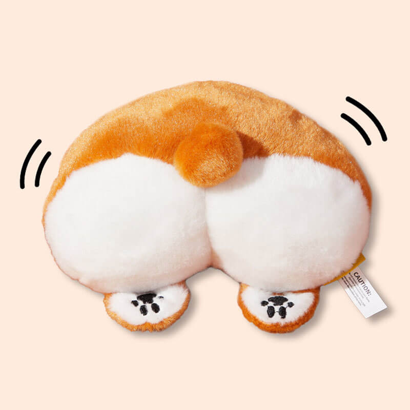 Funny Plush Squeaky Dog Toy - Butt