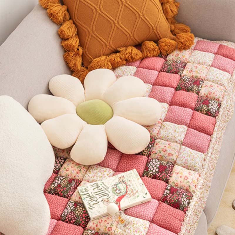 Flower Series Protective Couch Cover Premium Quality Multiple Materials