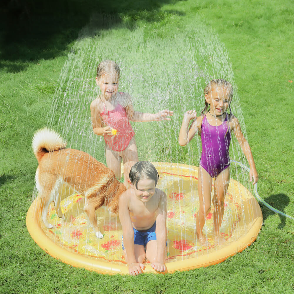 Summer Outdoor Inflatable Splash Play Mat Dog Sprinkler Pad