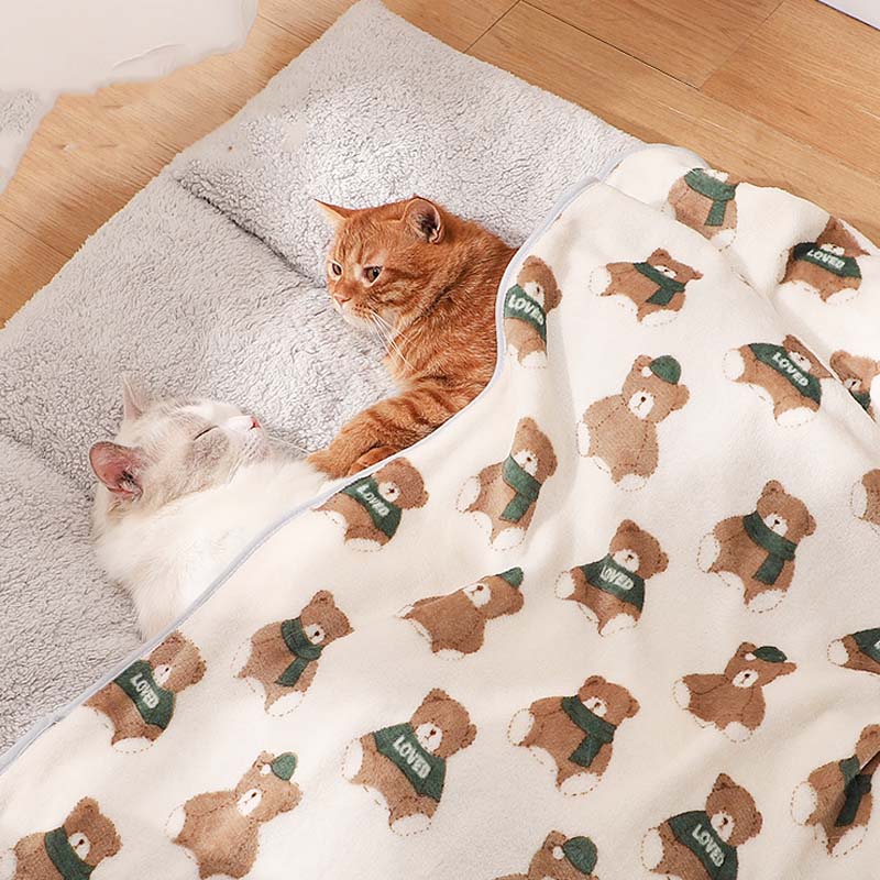 Super Soft Pet Blanket Cat Kneading Blanket