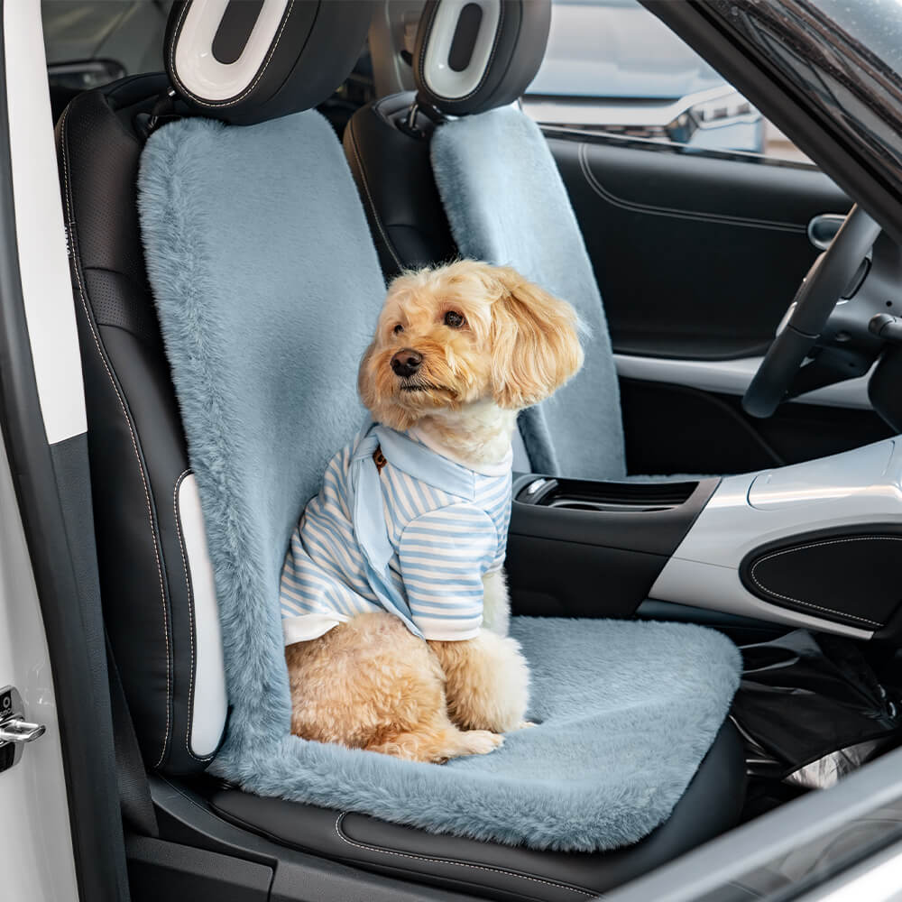 Warm Plush Universal Human Dog Car Seat Cover