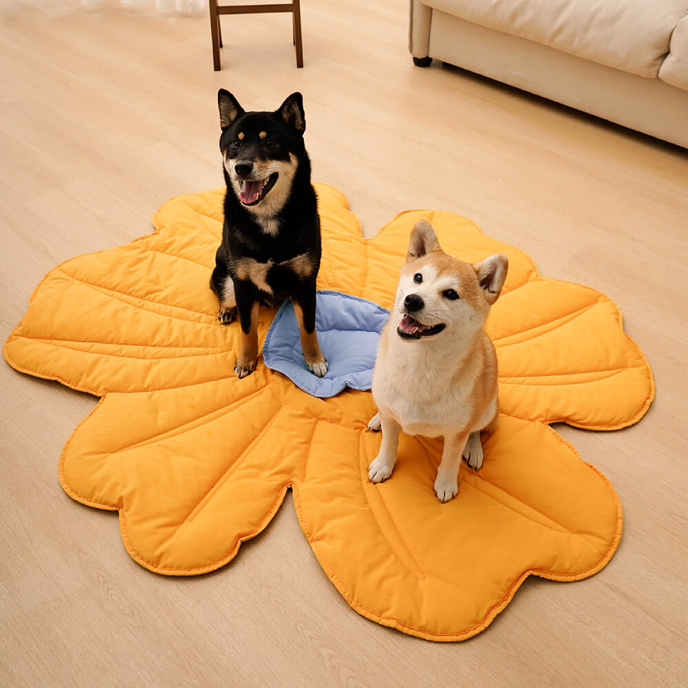 Super Large Flower Shape Human Mat Dog Blanket