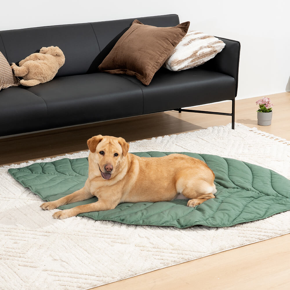 Super Large Leaf Shape Human Mat Dog Blanket