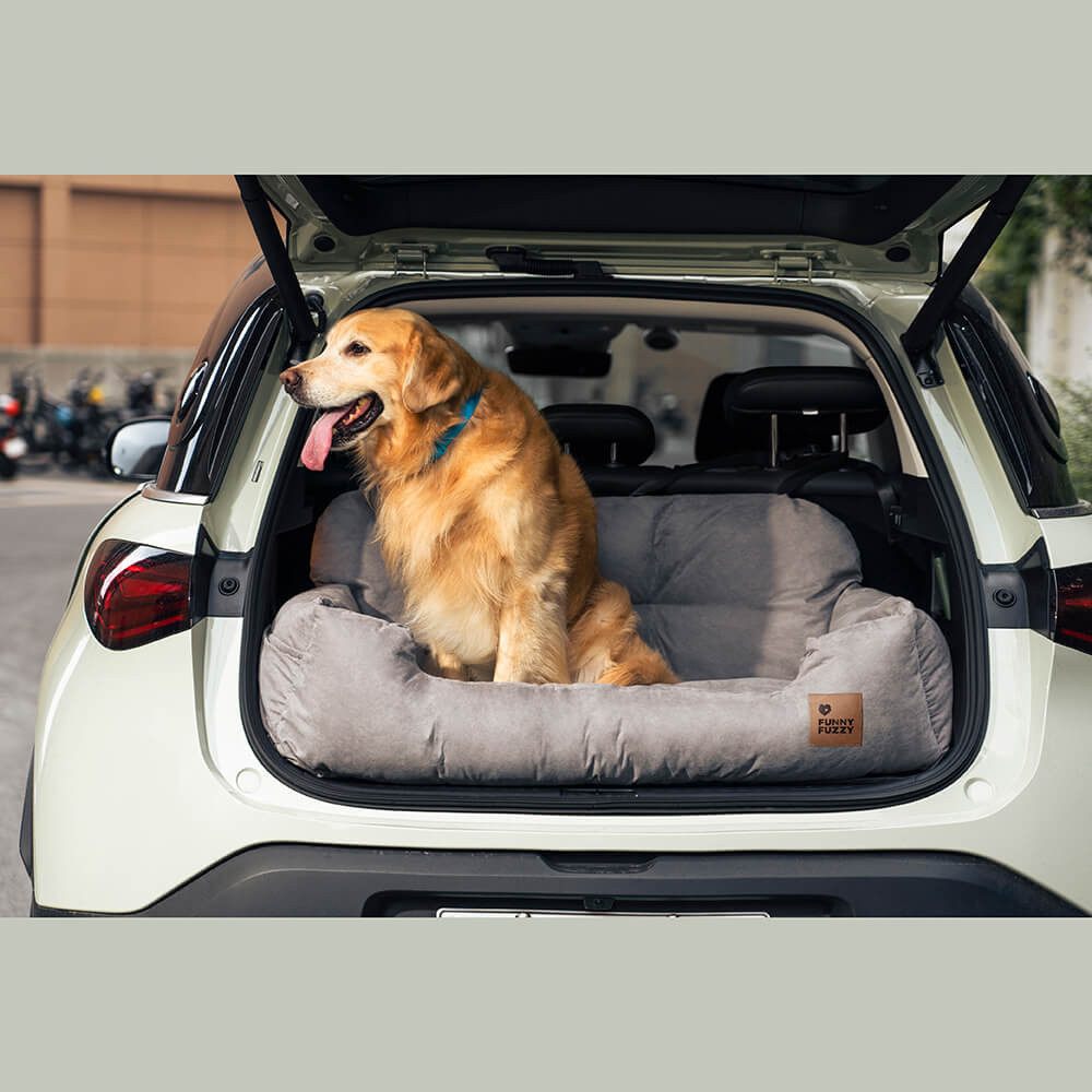 Travel Bolster Safety Medium Large Dog Car Back Seat Beds